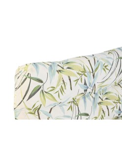 Cushion DKD Home Decor Floor Green Bamboo Aluminium 120 x 80 x 16 cm