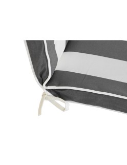 Chair cushion DKD Home Decor Grey White (42 x 4 x 115 cm)
