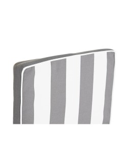 Chair cushion DKD Home Decor Grey White (42 x 4 x 115 cm)