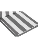 Chair cushion DKD Home Decor Grey White (42 x 4 x 115 cm)
