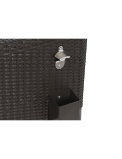 Nevera Portátil DKD Home Decor Marrón Metal ratán sintético 76 L 83 x 48 x 86 cm