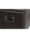 Nevera Portátil DKD Home Decor Marrón Metal ratán sintético 76 L 83 x 48 x 86 cm
