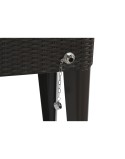 Nevera Portátil DKD Home Decor Marrón Metal ratán sintético 76 L 83 x 48 x 86 cm