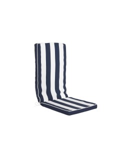 Cushion DKD Home Decor White Navy Blue Stripes 42 x 4 x 115 cm