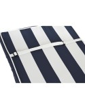 Cushion DKD Home Decor White Navy Blue Stripes 42 x 4 x 115 cm