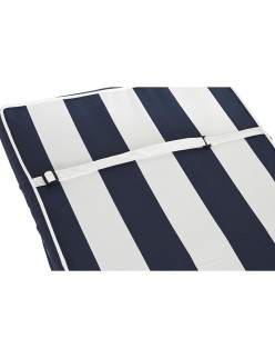 Cushion DKD Home Decor White Navy Blue Stripes 42 x 4 x 115 cm