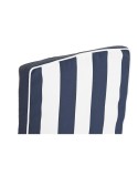 Cushion DKD Home Decor White Navy Blue Stripes 42 x 4 x 115 cm