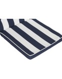 Cushion DKD Home Decor White Navy Blue Stripes 42 x 4 x 115 cm