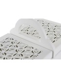 Boîte à bijoux DKD Home Decor Verre Blanc Ivoire Bois MDF 30 x 17 x 24 cm