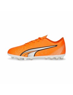 Botas de Fútbol para Niños Puma Ultra Play Mg Naranja Hombre