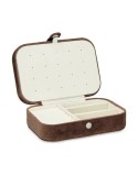 Scatola-Portagioie Marrone Velluto (16,2 x 6 x 11,5 cm) (12 Unità)