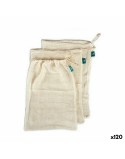 Set de Bolsas Reutilizables para Alimentos Blanco 5 x 48 x 33 cm (120 Unidades)