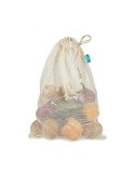 Set de Bolsas Reutilizables para Alimentos Blanco 5 x 48 x 33 cm (120 Unidades)