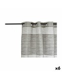 Tenda Righe Grigio scuro 6 Unità (140 x 0,1 x 260 cm)
