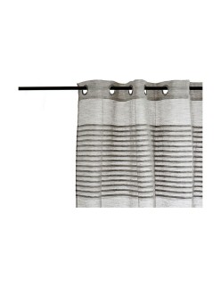 Cortina Riscas Cinzento escuro 6 Unidades (140 x 0,1 x 260 cm)