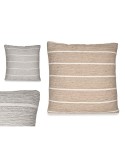Cushion Stripes Brown Grey 45 x 12 x 45 cm (12 Units)