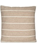 Cushion Stripes Brown Grey 45 x 12 x 45 cm (12 Units)