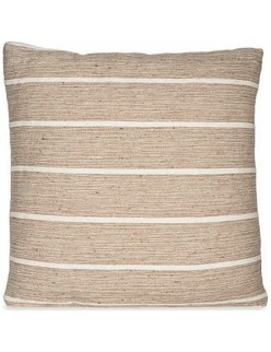 Cushion Stripes Brown Grey 45 x 12 x 45 cm (12 Units)