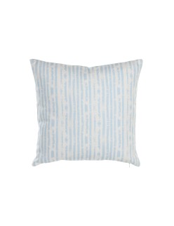 Cushion DKD Home Decor Stripes Blue White 45 x 15 x 45 cm Mediterranean