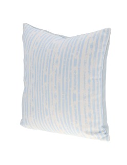 Cushion DKD Home Decor Stripes Blue White 45 x 15 x 45 cm Mediterranean