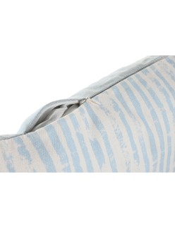 Cushion DKD Home Decor 50 x 15 x 30 cm Stripes Blue White Mediterranean