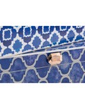 Scatola-Portagioie DKD Home Decor Azzurro Blu Marino Legno 24 x 20 x 8 cm (2 Unità)