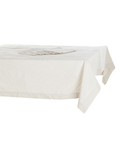 Tovaglia e tovaglioli DKD Home Decor Beige (150 x 150 x 150 cm)