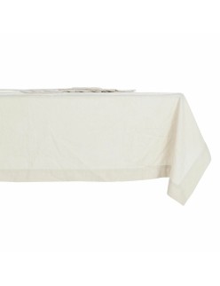 Tischdecke und Servietten DKD Home Decor Beige (150 x 150 x 150 cm)