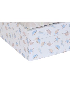 Set di Scatole per Sistemare Impilabili DKD Home Decor Per bambini Multicolore Cartone (43,5 x 33,5 x 15,5 cm)