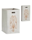 Korb Berilo Art Nouveau Weiß Gold Pappe 60 L 35 x 57 x 35 cm (12 Stück)