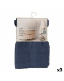 Serviette de toilette Berilo 5313 Bleu 80 % coton 20 % Polyester 70 x 0,5 x 130 cm (3 Unités)