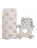 Baby blanket Rattle Grey 100 x 75 cm