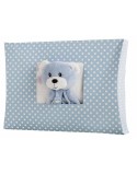 Manta para Bebé Doudou Azul Rosa 90 x 75 cm
