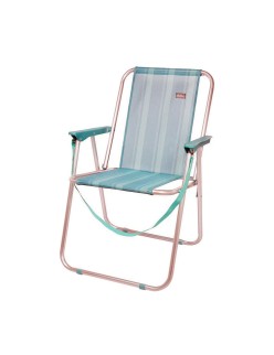 Silla Plegable Colorbaby Mediterran 53 x 44 x 76 cm Turquesa Blanco