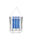 Gepolsterte Campingstuhl Colorbaby Matrose Weiß Marineblau 44 x 45 x 76 cm