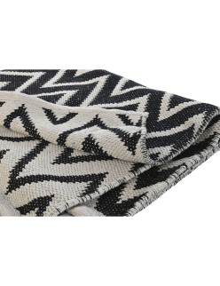 Alfombra DKD Home Decor Zig-zag Bicolor Urbano (120 x 180 x 1 cm)