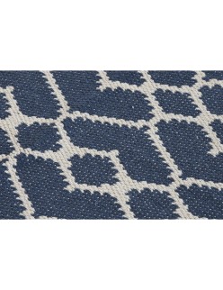 Alfombra DKD Home Decor Azul Blanco Árabe (120 x 180 x 1 cm)
