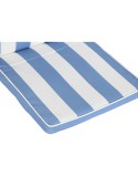 Chair cushion DKD Home Decor White Sky blue 42 x 4 x 115 cm