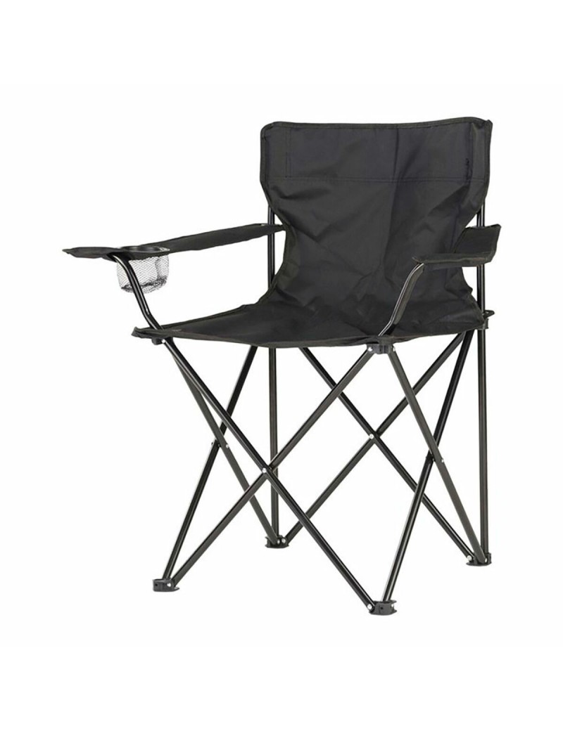 Sedia Pieghevole Nero 80 x 83,5 x 51 cm
