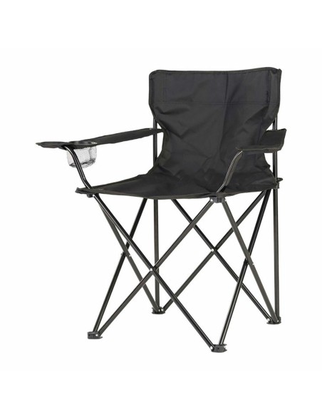Sedia Pieghevole Nero 80 x 83,5 x 51 cm Sedia Pieghevole Nero 80 x 83,5 x 51 cm