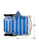 Gepolsterte Campingstuhl Colorbaby Matrose 48 x 48,5 x 84 cm Weiß Marineblau