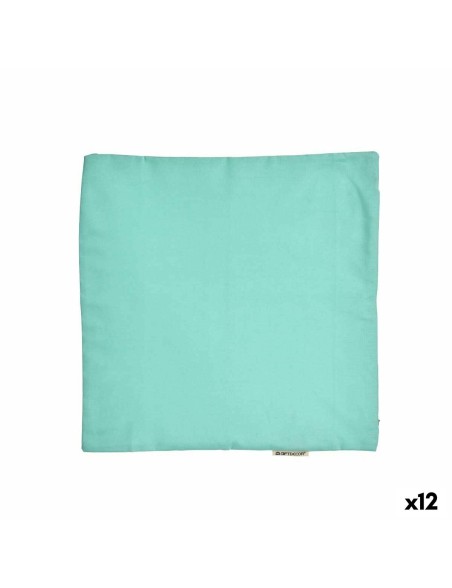 Funda de cojín Turquesa (45 x 0,5 x 45 cm) (12 Unidades)