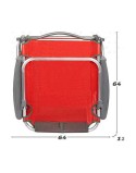 Beach Chair Colorbaby 51 x 45 x 76 cm Red