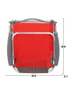 Strandstuhl Colorbaby 51 x 45 x 76 cm Rot