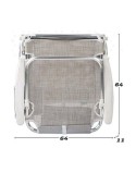 Strandstuhl Colorbaby Grau 51 x 45 x 76 cm