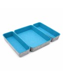 Juego de Cestas Confortime Fieltro 3 Piezas 28 x 20,5 x 5,3 cm