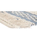 Tapete DKD Home Decor 180 x 120 x 2 cm Azul Algodão Branco Boho