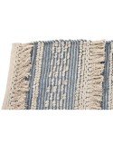 Alfombra DKD Home Decor 180 x 120 x 2 cm Azul Algodón Blanco Boho