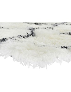 Alfombra DKD Home Decor 120 x 180 x 5 cm Poliéster Blanco Rombos