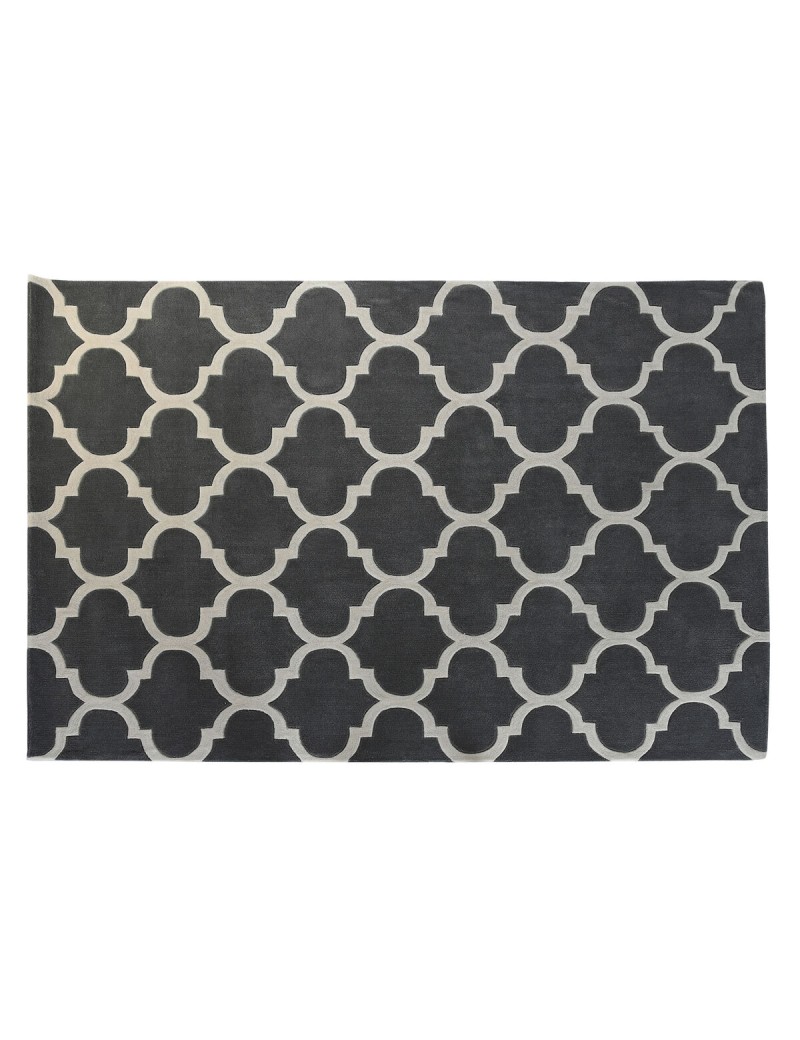 Alfombra DKD Home Decor 160 x 230 x 2 cm Gris Poliéster Étnico